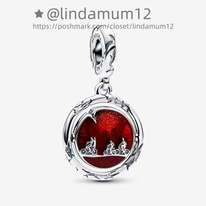 Pandora Stranger Things Glow-in-the-dark Upside Down Dangle Charm